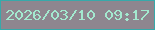 文字の大きさ：5、枠の色：37a9aa、背景の色：8e868f、文字の色：a3e9cf 無料ブログパーツのブログ時計