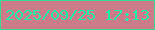 文字の大きさ：1、枠の色：37da91、背景の色：cc7c88、文字の色：1eeda9 無料ブログパーツのブログ時計