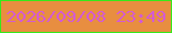 文字の大きさ：3、枠の色：37e81a、背景の色：e88e40、文字の色：d45bd1 無料ブログパーツのブログ時計