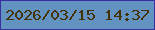 文字の大きさ：4、枠の色：382fa0、背景の色：6393c1、文字の色：463305 無料ブログパーツのブログ時計