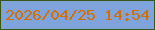 文字の大きさ：5、枠の色：385614、背景の色：7fa4dc、文字の色：d56e01 無料ブログパーツのブログ時計