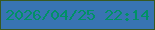 文字の大きさ：4、枠の色：385920、背景の色：3874b2、文字の色：019166 無料ブログパーツのブログ時計