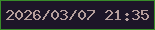 文字の大きさ：2、枠の色：388c2a、背景の色：1d1628、文字の色：b69f9d 無料ブログパーツのブログ時計