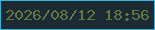 文字の大きさ：5、枠の色：38b4d7、背景の色：1d2a34、文字の色：5d7b41 無料ブログパーツのブログ時計