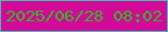 文字の大きさ：1、枠の色：38c4ad、背景の色：d30a99、文字の色：32b91d 無料ブログパーツのブログ時計