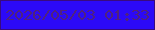 文字の大きさ：1、枠の色：390a7f、背景の色：2c09f7、文字の色：4f227e 無料ブログパーツのブログ時計