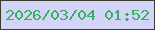 文字の大きさ：2、枠の色：393e2d、背景の色：d4d4f8、文字の色：38af5f 無料ブログパーツのブログ時計