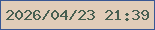 文字の大きさ：4、枠の色：395794、背景の色：e1cdb9、文字の色：475f51 無料ブログパーツのブログ時計