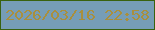 文字の大きさ：2、枠の色：39620e、背景の色：769db6、文字の色：a98f3d 無料ブログパーツのブログ時計