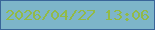 文字の大きさ：4、枠の色：396599、背景の色：7db5c9、文字の色：92ba47 無料ブログパーツのブログ時計