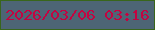 文字の大きさ：4、枠の色：39661b、背景の色：4d6575、文字の色：c30441 無料ブログパーツのブログ時計