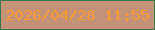 文字の大きさ：4、枠の色：39774c、背景の色：c39279、文字の色：f59b35 無料ブログパーツのブログ時計