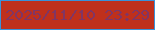 文字の大きさ：3、枠の色：3992d9、背景の色：bf301c、文字の色：803564 無料ブログパーツのブログ時計