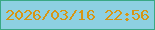 文字の大きさ：1、枠の色：39a884、背景の色：8dd0e1、文字の色：d79512 無料ブログパーツのブログ時計