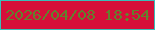 文字の大きさ：3、枠の色：39beb9、背景の色：d60f3a、文字の色：61822d 無料ブログパーツのブログ時計