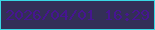 文字の大きさ：1、枠の色：39d8e4、背景の色：332f57、文字の色：461591 無料ブログパーツのブログ時計