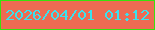 文字の大きさ：5、枠の色：39e10d、背景の色：ee6b53、文字の色：3ae1ef 無料ブログパーツのブログ時計