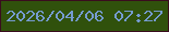 文字の大きさ：5、枠の色：3a0c1e、背景の色：30510c、文字の色：759bd0 無料ブログパーツのブログ時計