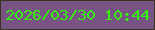 文字の大きさ：3、枠の色：3a331d、背景の色：785484、文字の色：35f10c 無料ブログパーツのブログ時計