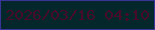 文字の大きさ：3、枠の色：3a3398、背景の色：04272c、文字の色：480b29 無料ブログパーツのブログ時計