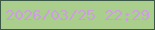 文字の大きさ：5、枠の色：3a5845、背景の色：aace8b、文字の色：cc9ee1 無料ブログパーツのブログ時計