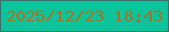 文字の大きさ：4、枠の色：3a716d、背景の色：0cc49b、文字の色：a57226 無料ブログパーツのブログ時計