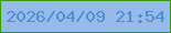 文字の大きさ：3、枠の色：3a9908、背景の色：97bbe9、文字の色：4d8dd5 無料ブログパーツのブログ時計