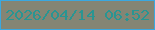 文字の大きさ：2、枠の色：3aa8e0、背景の色：848574、文字の色：299592 無料ブログパーツのブログ時計