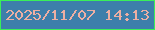 文字の大きさ：1、枠の色：3aef59、背景の色：3d7faa、文字の色：edafa3 無料ブログパーツのブログ時計