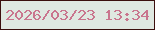 文字の大きさ：4、枠の色：3b0f0d、背景の色：dfe8e1、文字の色：c9758e 無料ブログパーツのブログ時計