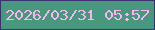 文字の大きさ：3、枠の色：3b3171、背景の色：47987f、文字の色：fab5ee 無料ブログパーツのブログ時計