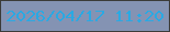 文字の大きさ：1、枠の色：3b3b39、背景の色：8493b3、文字の色：2aa9e3 無料ブログパーツのブログ時計