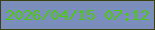 文字の大きさ：1、枠の色：3b400e、背景の色：7a8dbb、文字の色：4fc813 無料ブログパーツのブログ時計