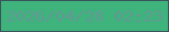 文字の大きさ：3、枠の色：3b535d、背景の色：3eb47c、文字の色：649795 無料ブログパーツのブログ時計