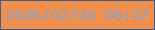 文字の大きさ：1、枠の色：3b5e8a、背景の色：f18f4d、文字の色：88a0cd 無料ブログパーツのブログ時計