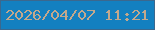 文字の大きさ：3、枠の色：3b688e、背景の色：1380c0、文字の色：c3a88c 無料ブログパーツのブログ時計