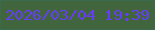 文字の大きさ：3、枠の色：3b6a4e、背景の色：41653c、文字の色：673df9 無料ブログパーツのブログ時計
