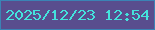 文字の大きさ：5、枠の色：3b83b5、背景の色：594d8e、文字の色：44e3dd 無料ブログパーツのブログ時計
