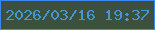 文字の大きさ：4、枠の色：3b88f5、背景の色：3b513e、文字の色：4397d5 無料ブログパーツのブログ時計