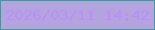 文字の大きさ：1、枠の色：3b9d9b、背景の色：b4a4dd、文字の色：bc8dfc 無料ブログパーツのブログ時計