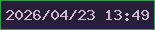 文字の大きさ：1、枠の色：3b9e4e、背景の色：271e3a、文字の色：d3b7cd 無料ブログパーツのブログ時計