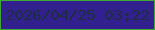 文字の大きさ：2、枠の色：3ba933、背景の色：32208e、文字の色：1c2e3f 無料ブログパーツのブログ時計