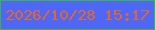 文字の大きさ：4、枠の色：3bb24c、背景の色：4f67f7、文字の色：e5662b 無料ブログパーツのブログ時計