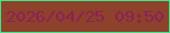 文字の大きさ：5、枠の色：3be78a、背景の色：8e412b、文字の色：8a2257 無料ブログパーツのブログ時計