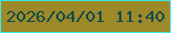 文字の大きさ：4、枠の色：3be8e5、背景の色：9e8928、文字の色：104c4a 無料ブログパーツのブログ時計