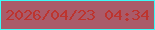 文字の大きさ：1、枠の色：3bfbf8、背景の色：aa5b69、文字の色：bd342f 無料ブログパーツのブログ時計