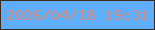 文字の大きさ：2、枠の色：3c2b19、背景の色：5fadfd、文字の色：cd8c7d 無料ブログパーツのブログ時計