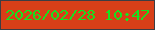 文字の大きさ：4、枠の色：3c3d43、背景の色：d83f18、文字の色：16e21f 無料ブログパーツのブログ時計