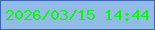文字の大きさ：2、枠の色：3c63b7、背景の色：91bce5、文字の色：09f906 無料ブログパーツのブログ時計