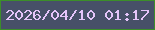文字の大きさ：5、枠の色：3c8e2a、背景の色：475068、文字の色：e5c4fa 無料ブログパーツのブログ時計